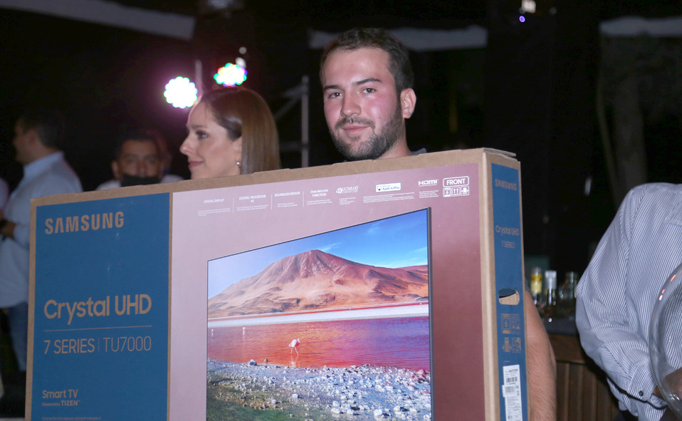ganador de una pantalla plana