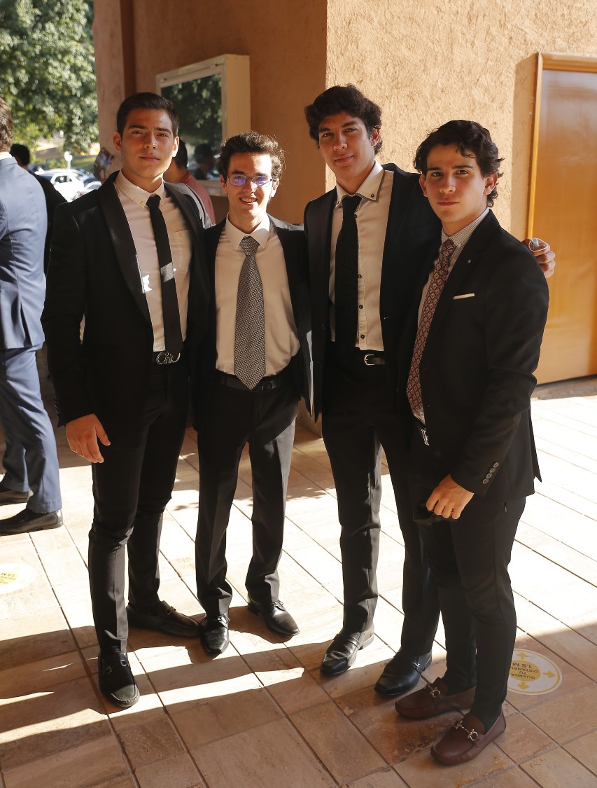 Jorge Martínez, Pato Villarreal, Mauricio Flores y Pablo Treviño.  FOTO: DANIEL SALDÍVAR