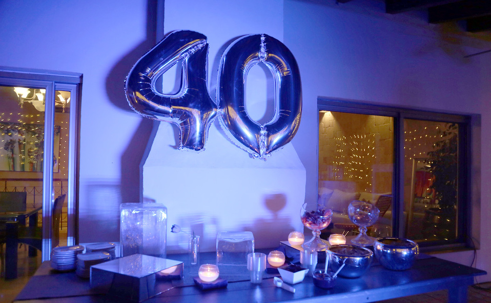 Lucía celebró su cumpleaños 40