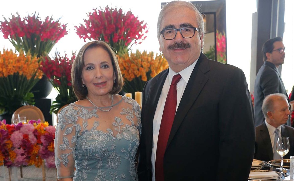 María de Lourdes Domene de Clariond y Benjamín Clariond / Foto: Daniel Saldívar