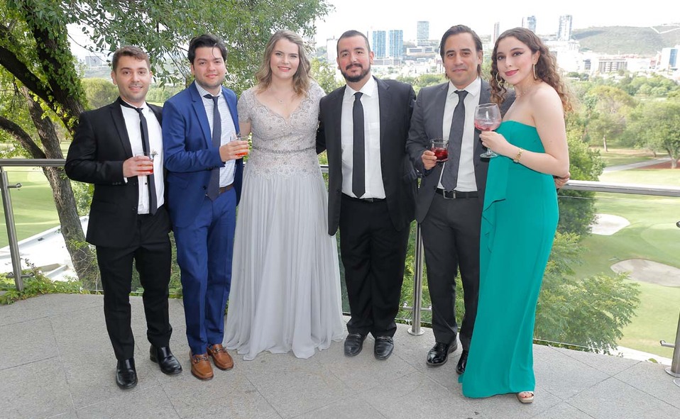 Rubén Garza, Alberto Cuevas, Marifer Tamargo, David González, Daniel Dalmau y María del Cielo Romo / Foto: Daniel Saldívar