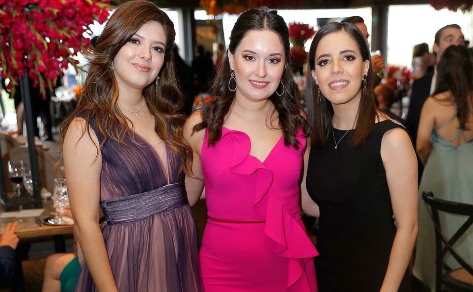 Samantha Morales, Lucía Garza y Paulina Cantú / Foto: Daniel Saldívar