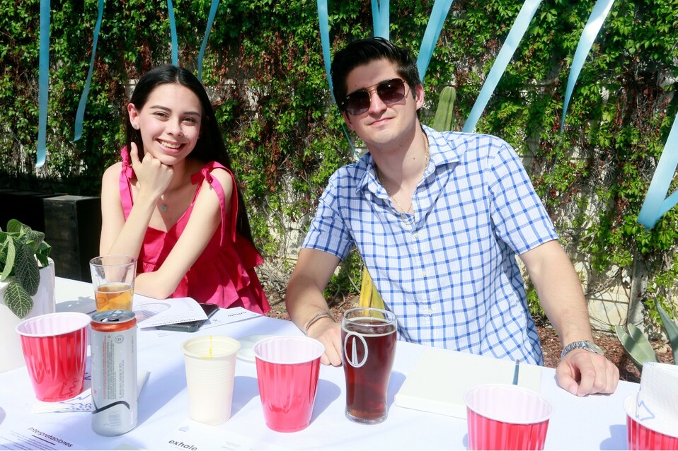 Sofíaa Galván y Héctor Velázquez. FOTO: OMAR VALDEZ