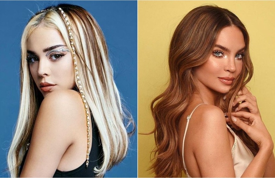 Belinda y Danna Paola lucen el mismo body y causan sensación: Fotos (Foto: Instagram)