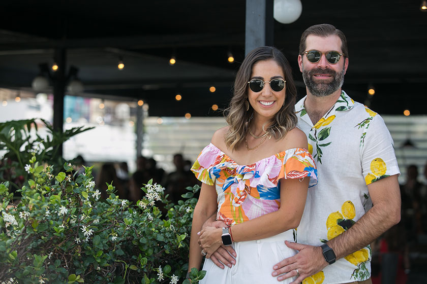 Paty Romo y Alejandro Wuarren