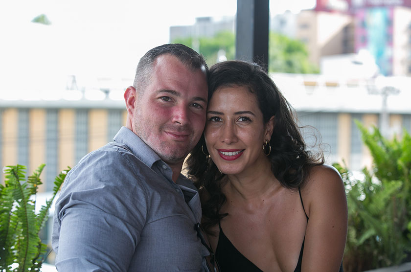 Sergio Ontiveros y Estephania Aguilar