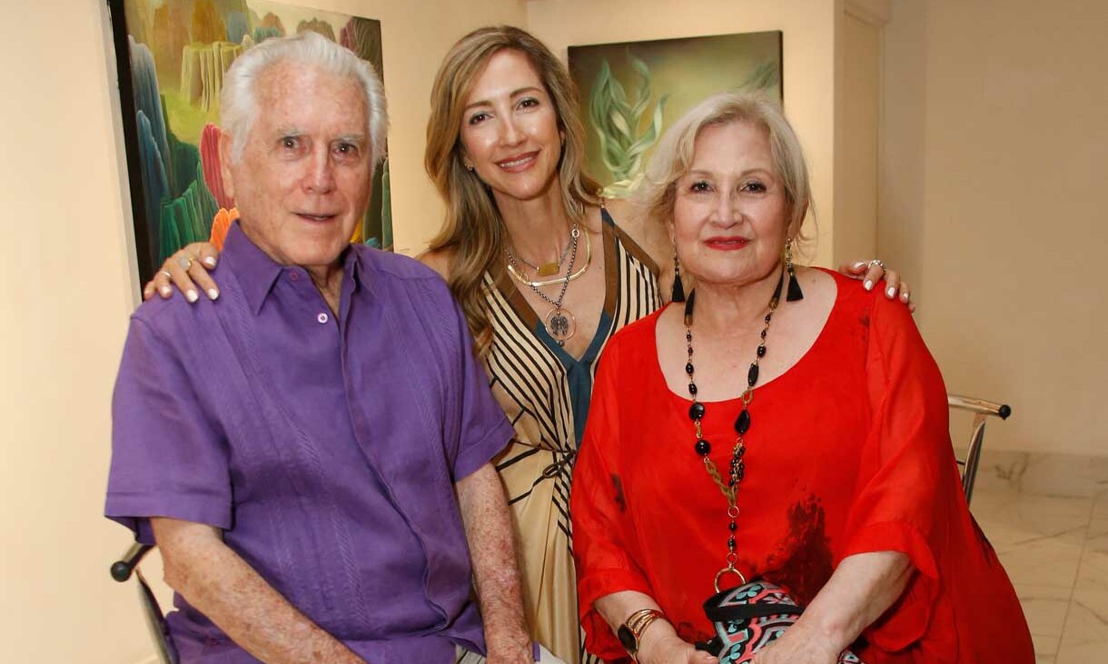 José Luis Ruiz, Liliana González  y Rosy Ruiz