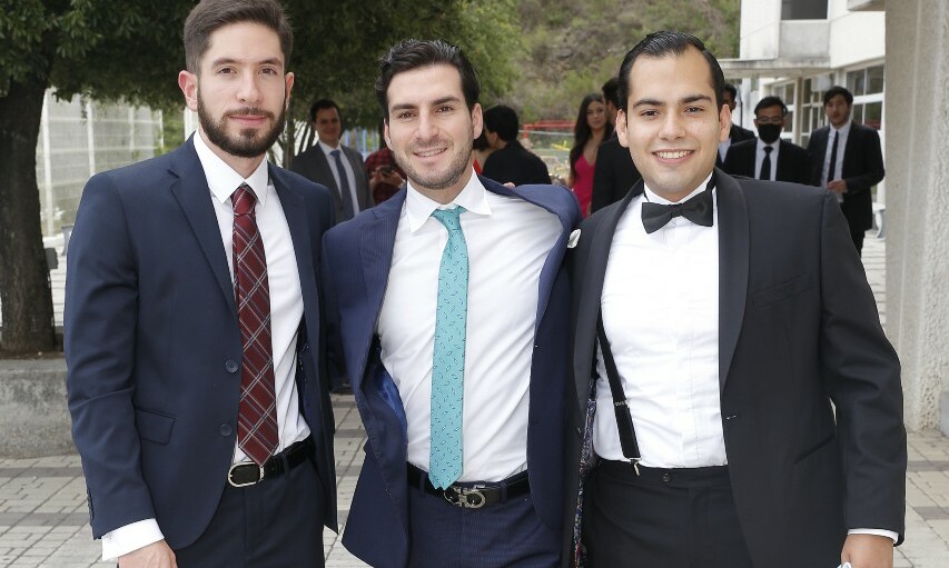 Emilio Villarreal, José Luis Ballí y Salvador Cortés / Foto: Daniel Saldívar