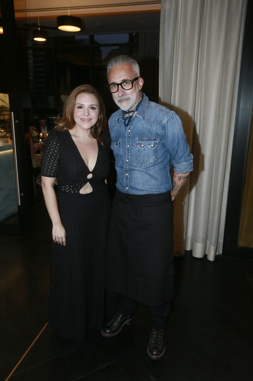Lily Pierce y Sergi Arola. FOTOS: STAFF CHIC