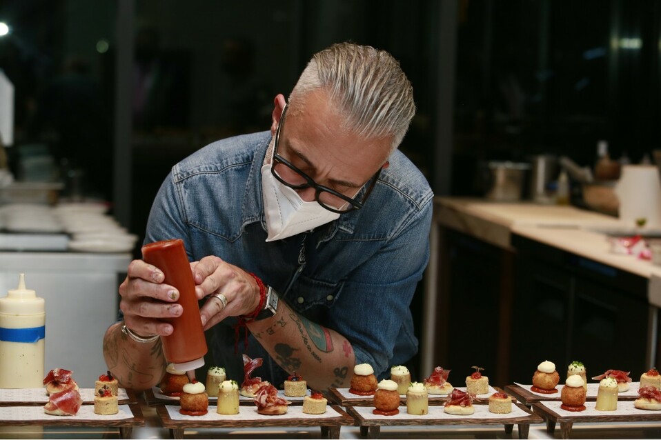 Sergi Arola consintió a los asistentes con sus deliciosos platillos. FOTOS: STAFF CHIC