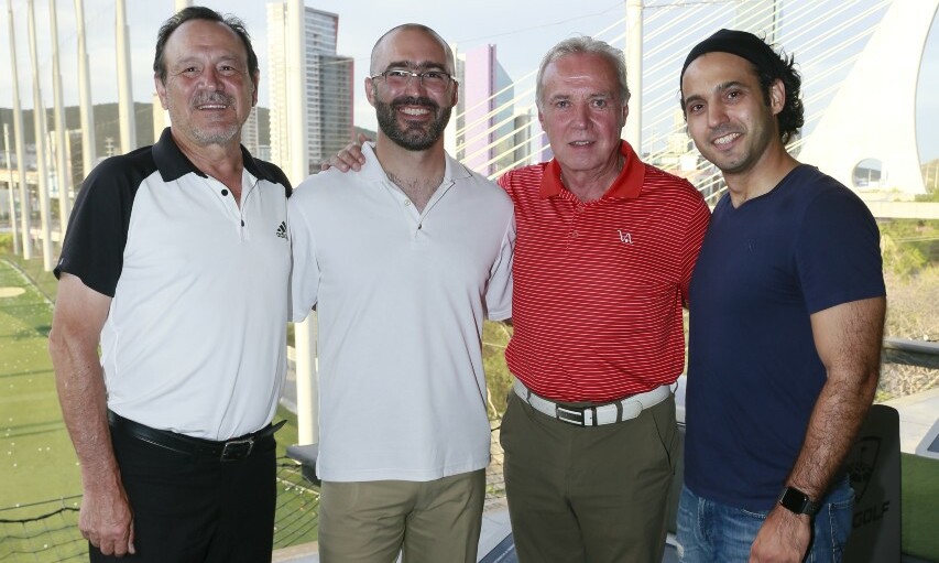José Luis Aguirre, Gerardo Aguirre, Antonio Vignau y Daniel Aguirre / Foto: Omar Valdez