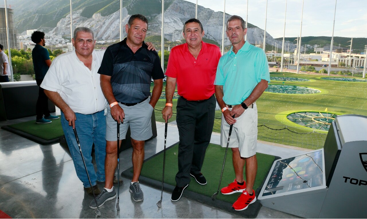 José Manuel Cantú, Arturo Treviño, Gastón Derbez y José Ferrer / Foto: Omar Valdez