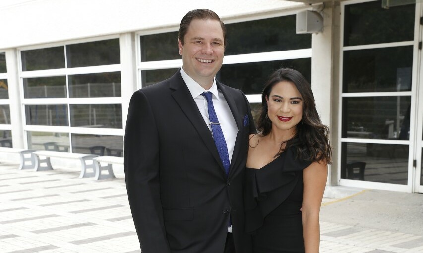 John Hoover y Samanta Rivera / Foto: Daniel Saldívar