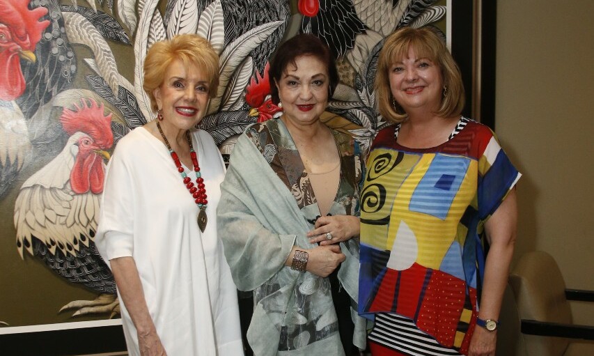 Lily Flores de Otero, Carmen Monfort de Cárdenas y Blanca Hinojosa / Foto: Antonio Mireles