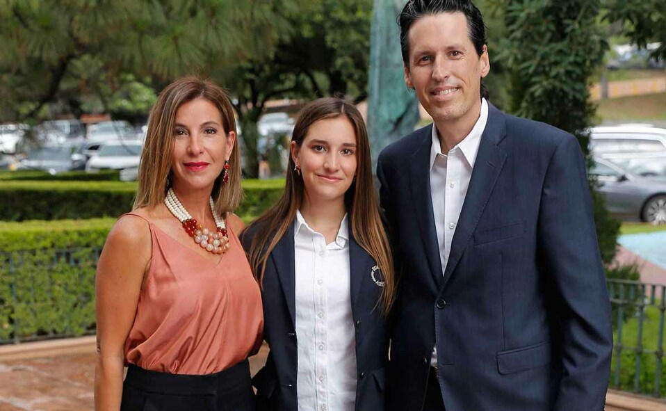 Claudia Mena de Benítez, Fernanda Benítez y Alfonso Benítez / Fotos: Daniel Saldívar