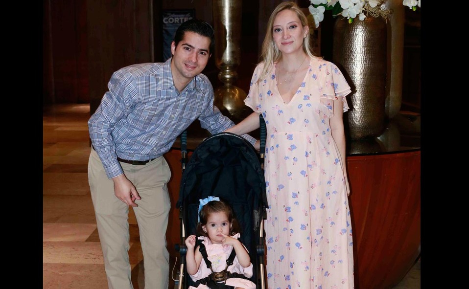 Fabián López, Camila López y Paulina Madero de López / Fotos: Omar Valdez