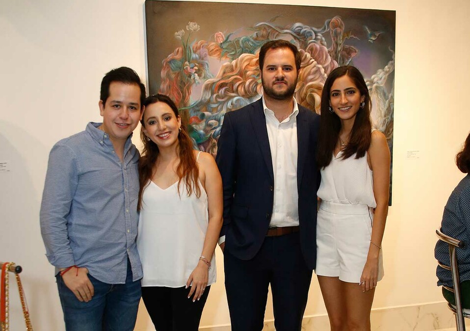Gabriel Guerra, Tania Álvarez, Ricardo Cisneros y Alejandra Sañudo