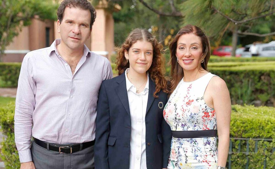 Marcelo Durán, Isabella Durán y Noelia de Durán / Fotos: Daniel Saldívar