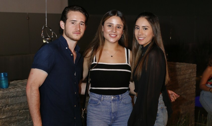 Diego García, Andrea Moreno y Paola Sánchez / Foto: Daniel Saldívar
