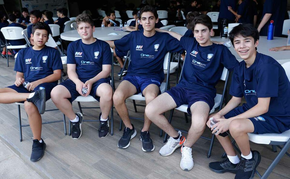 Alejandro Dingler, Nicolás Fernández, Adrián Arredondo, Daniel Kalife y Marcelo Acevedo / Fotos: Daniel Saldívar