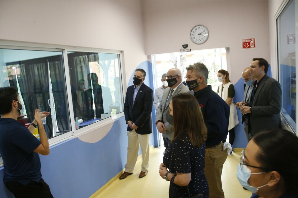 Aspecto del recorrido por las instalaciones del Nuevo Amanecer / Foto: Antonio Mireles