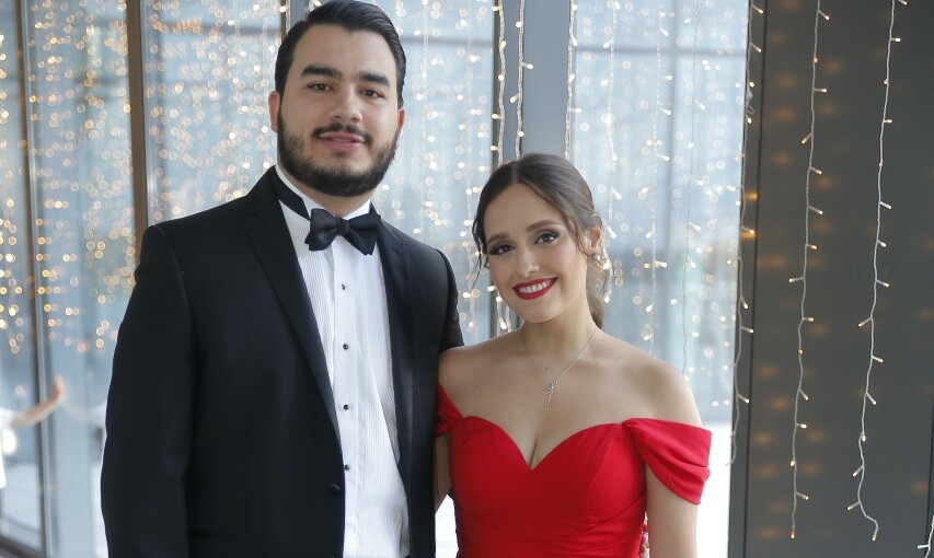Adrián González y Rebeca Montemayor / Foto: Daniel Saldívar