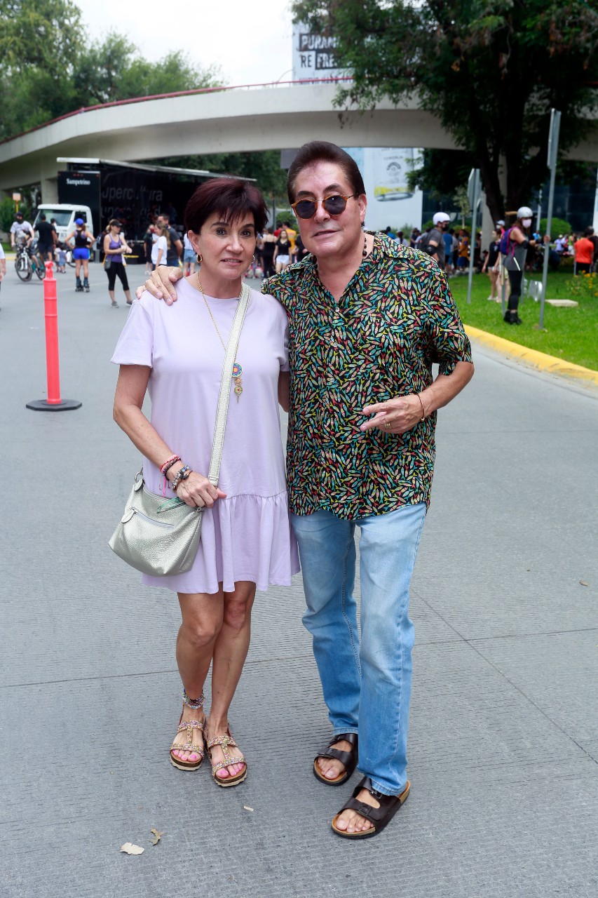 Irma Reyes de Sáenz y Horacio Sáenz. FOTO: OMAR VALDEZ