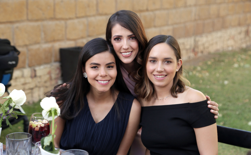 Patricia, Ana Isabel y Cecilia