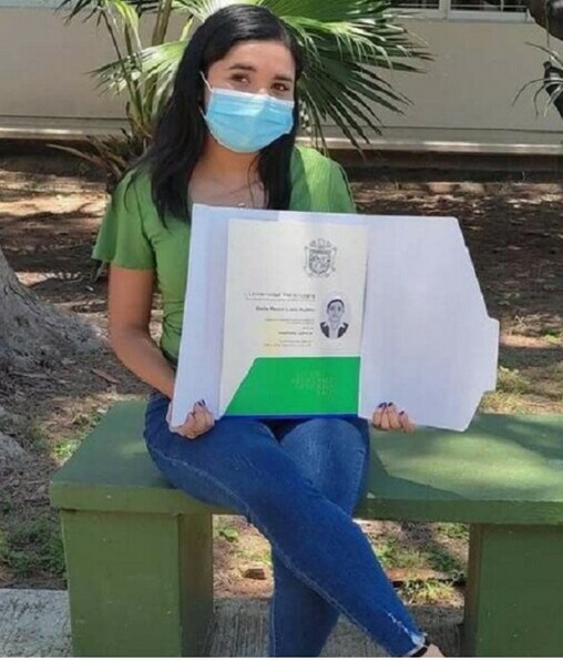 Evelin Hipólito, la joven originaria de Veracruz.