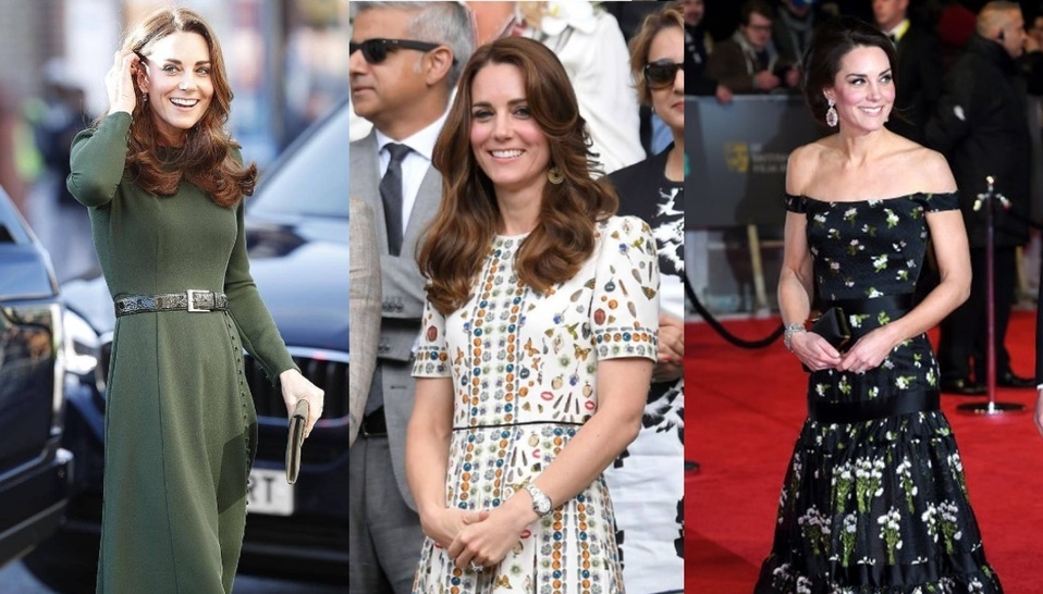 Kate Middleton y los vestidos de diseñador que ella ha modificado en más de una ocasión. (Foto: Instagram).