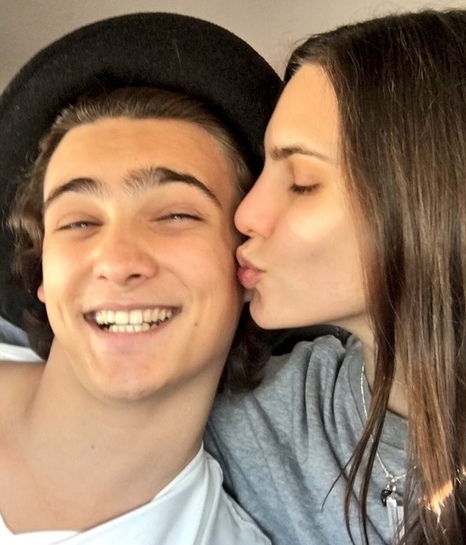 Santiago y Macarena Achaga son muy unidos.