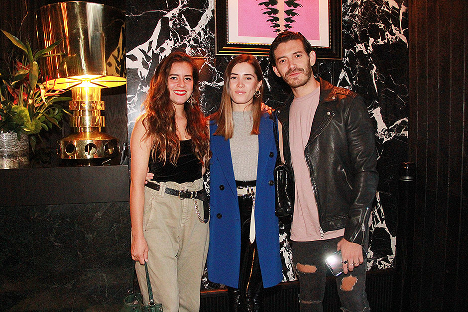 Fernanda Révora, Lalo Gilling y Marisa Hernández.