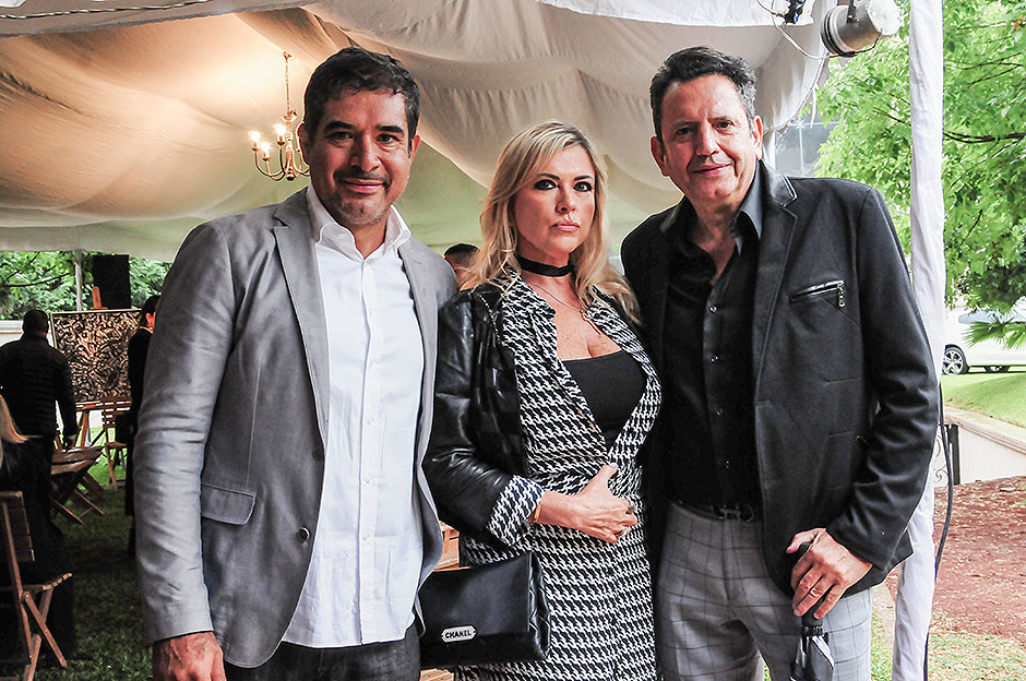 Ignacio Contreras, Maythe Aceves y Carlos Íñiguez