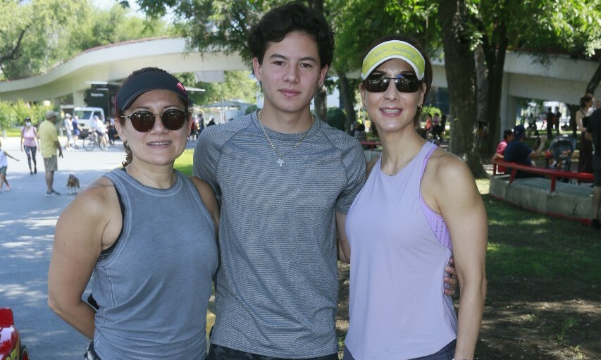 Malena Martínez de Alejandro, Patricio Alejandro y Laura Santos de Suárez / Foto: Omar Valdez