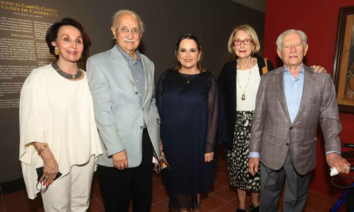 Cecilia Pérez Madero de Sada, Rogelio Sada, Elvira Lozano de Todd, Irma Braña de Leal  y Genaro Leal