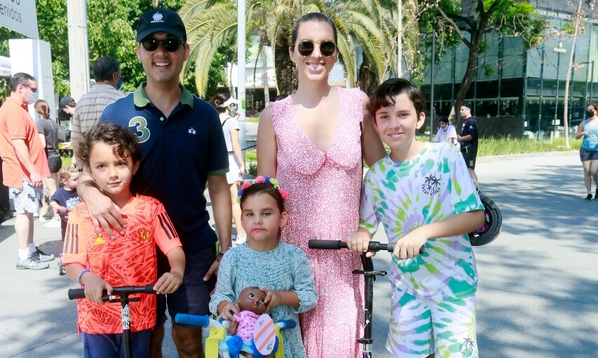 Francisco Lozano, Paulina Zorrilla de Lozano, Domingo Lozano, María Lozano y Emiliano Lozano / Foto: Omar Valdez