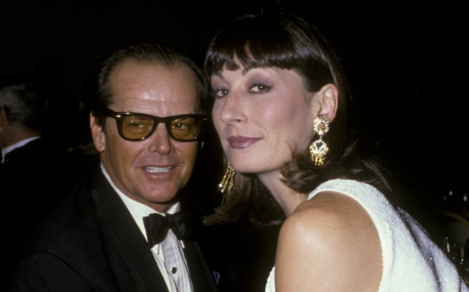 Anjelica Huston y su turbulenta relación con Jack Nicholson (Foto: Getty Images)