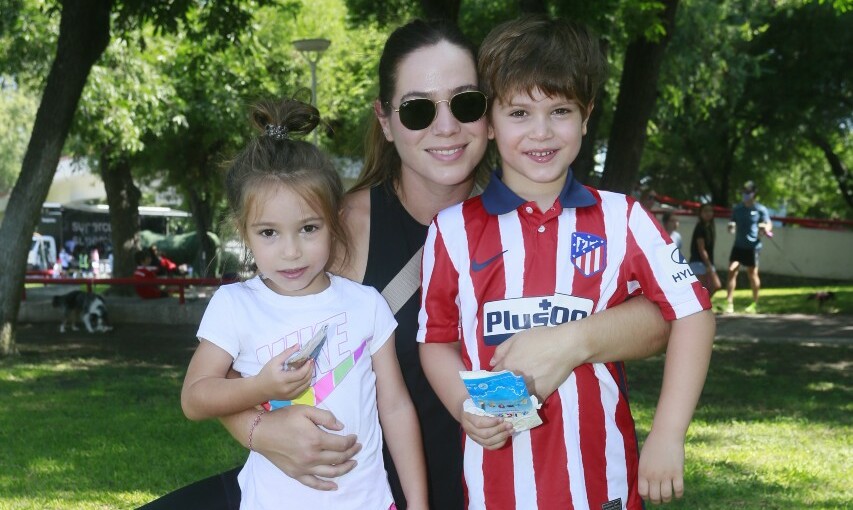 Mariana Torres de López, Mila López y Diego López / Foto: Omar Valdez