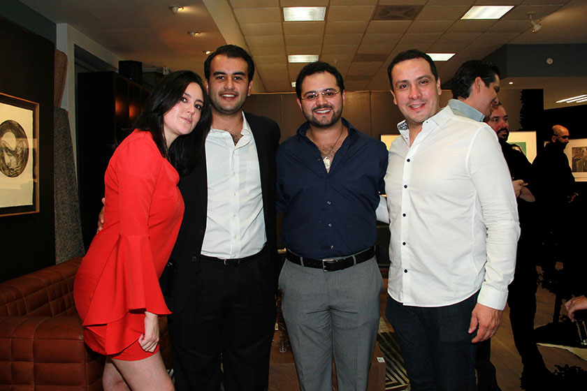 Gaby Acuña, Miguel Padilla, Roberto Riestra e Iván Carmona
