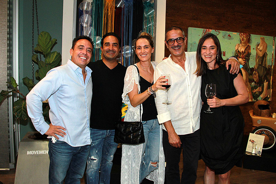 Gaby Acuña, Miguel Padilla, Roberto Riestra e Iván Carmona