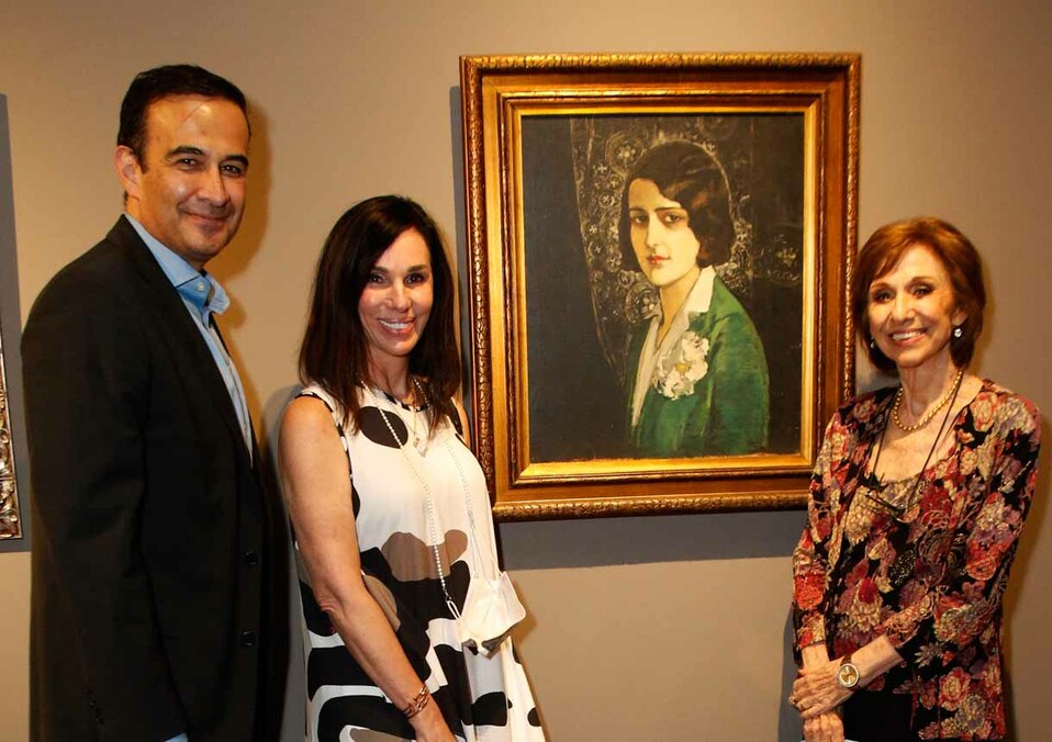 Jaime Espinoza, Cristy Martínez de Espinoza  y Magdalena De la Garza Cantú