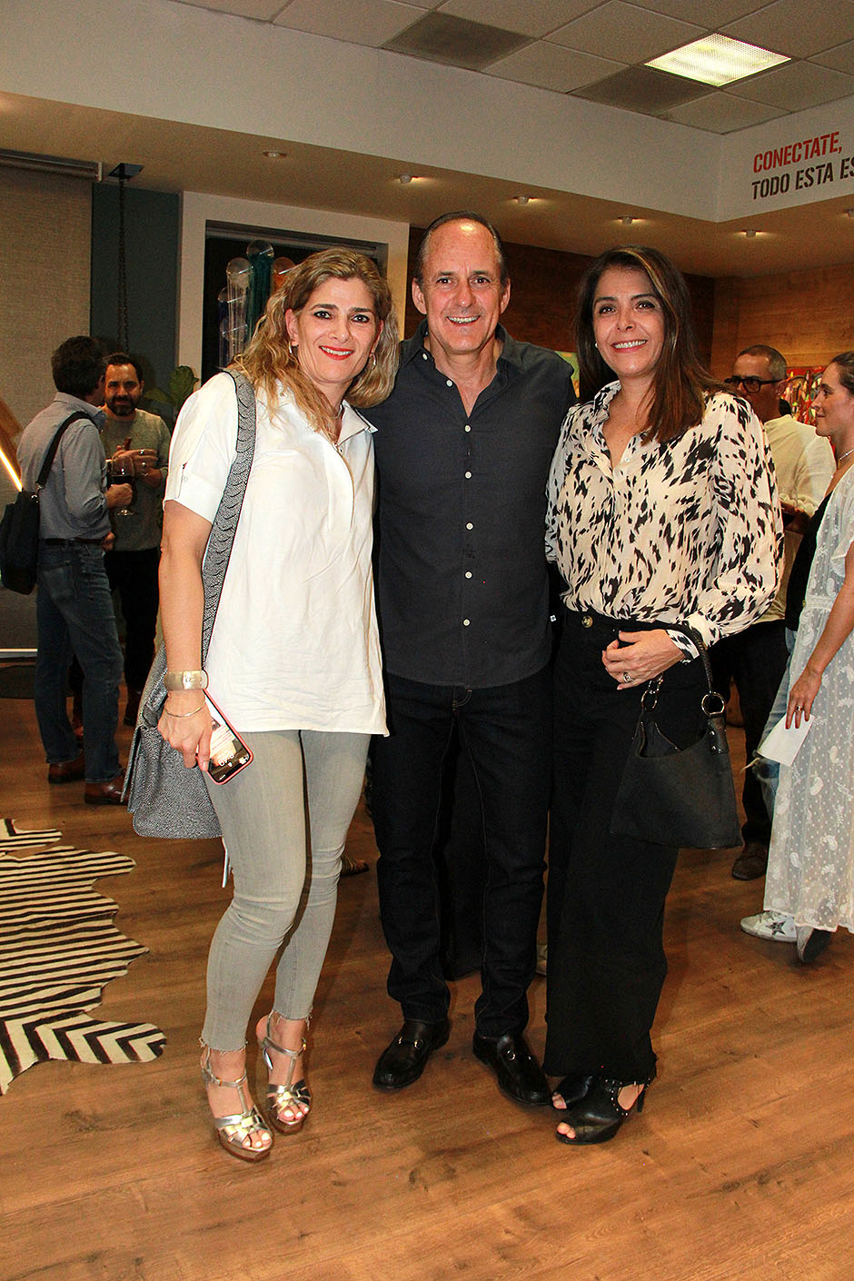 Nicole Ramal, Edmundo Ochoa y Sandra Beltrán.