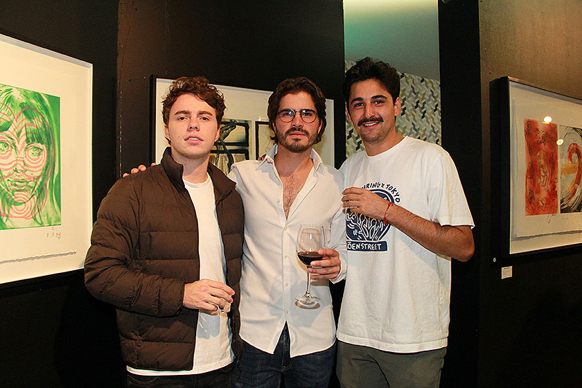 Sergio Barba, Juan Álvaro Gómezy José Michel.