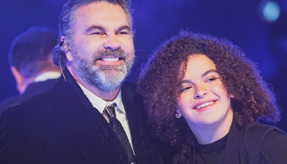 Manuel Mijares y Lucerito Mijares. Foto: Instagram