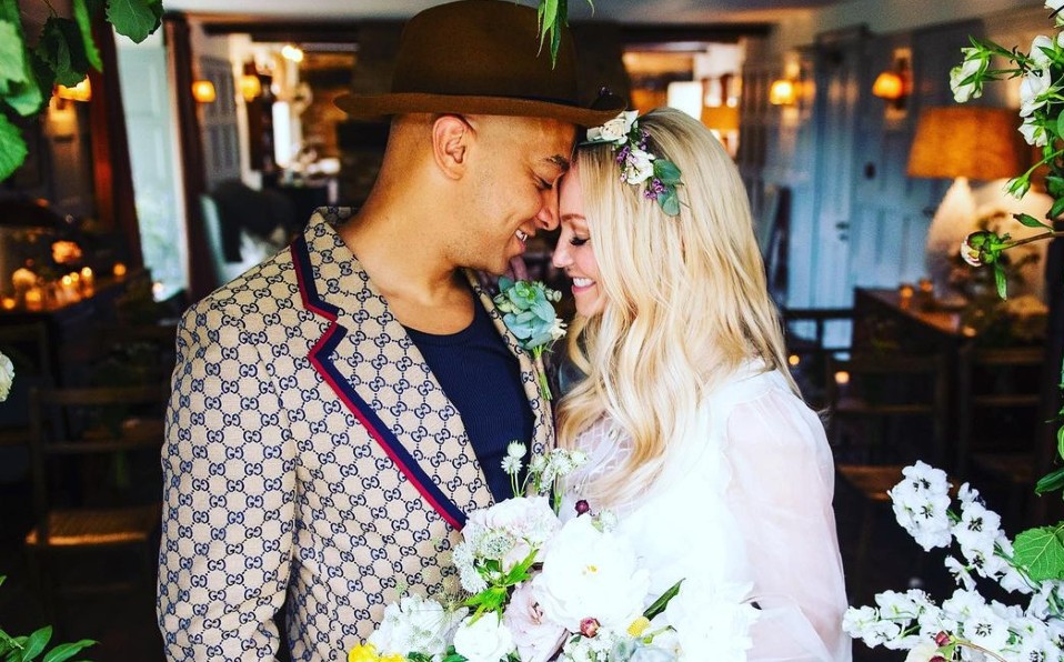Emma Bunton y Jade Jones se casan tras 23 años de novios. Foto: Instagram