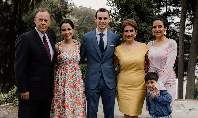 Carlos González, Jessica González, Carlos González Jr, Patricia Gutiérrez Ortega y Coral González