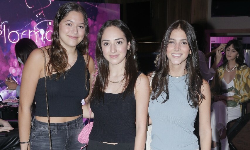 Valentina González, Miranda González y Belén Garza / Foto: Daniel Saldívar