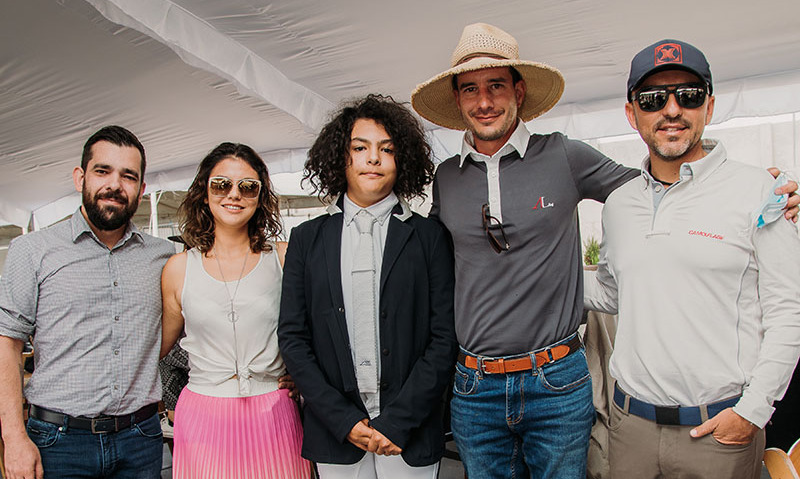 Juan Vieira,Sonia Gómez, Jerónimo Tafoya, Rufino Rivera y Cristobal Díaz