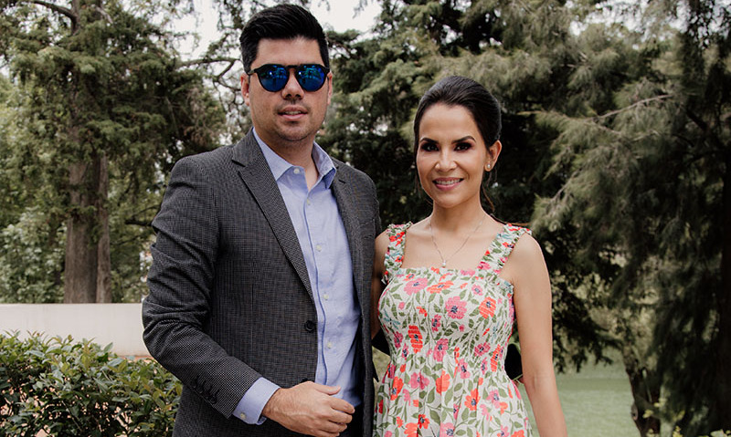 Jaime Natale y Jessica González