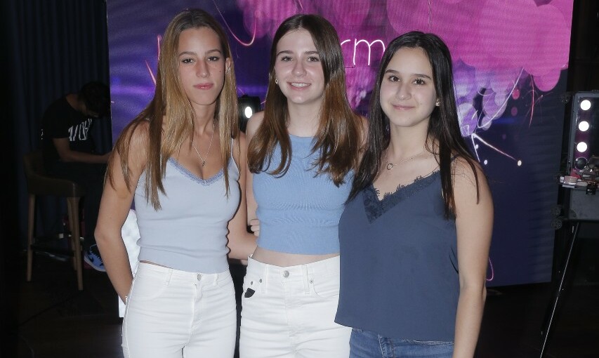 Giulenne Garay, Jimena Lankenau y Sofía Murillo / Foto: Daniel Saldívar
